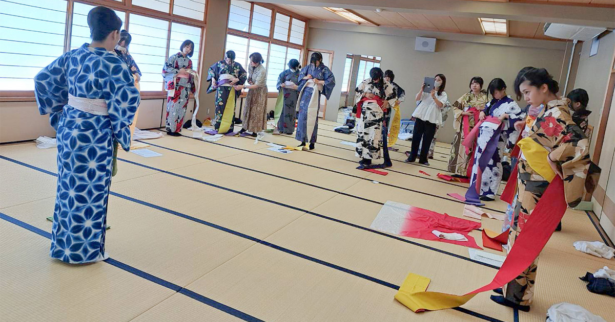 済美高等学校 生活文化コース 普通科3年生対象「浴衣講座」 開講！