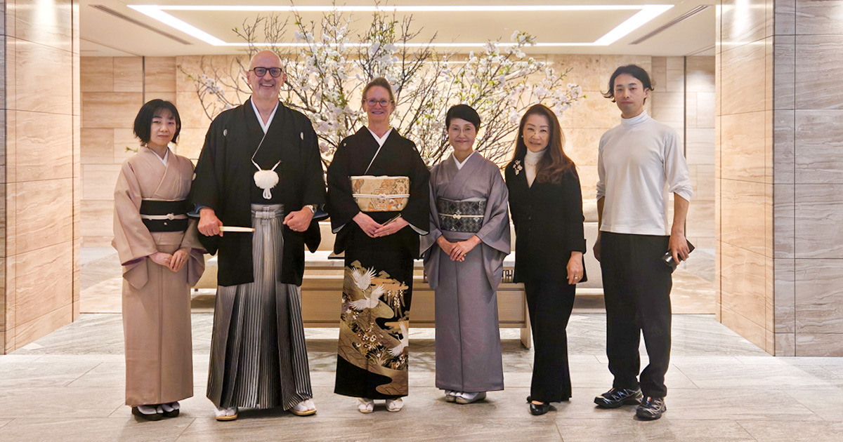 黒紋付羽織袴＆黒留袖着装体験 着付け協力